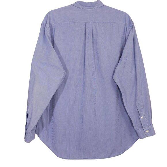 Ralph Lauren Shirt 3XLT Tall Blue White Gingham Check Long Sleeve Button Down - Picture 3 of 9